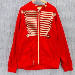 Vintage LRG Lifted Research Group Imperial Jacket Mens 3XL Red Full Zip Rare